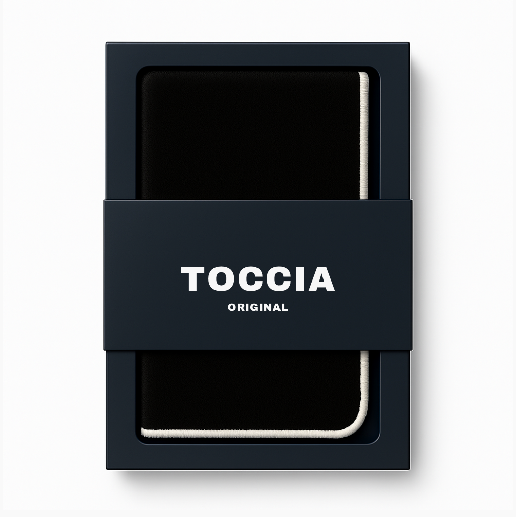 Toccia | serviette noir