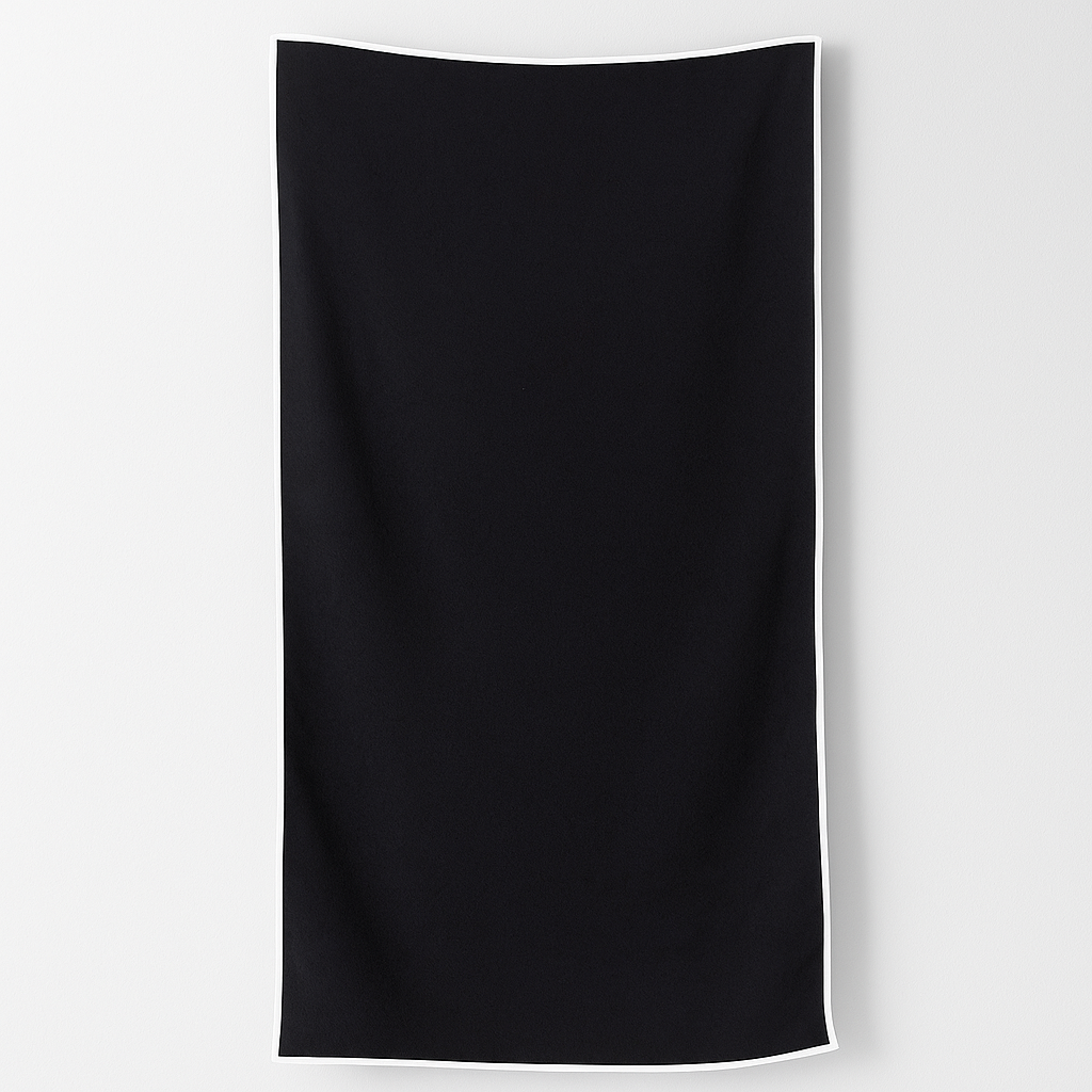 Toccia | serviette noir