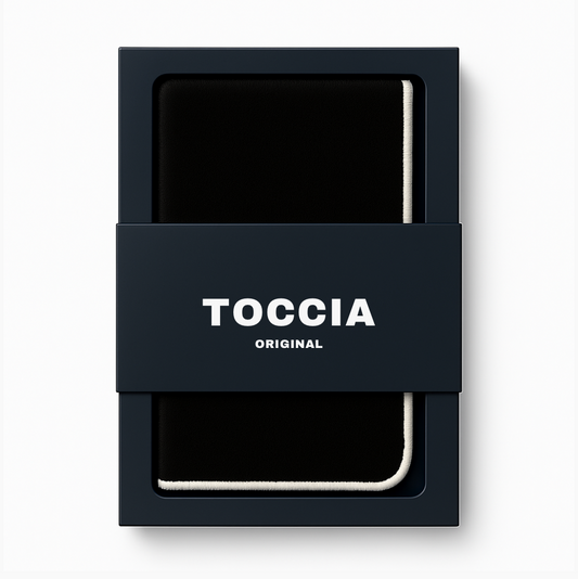 Toccia | serviette noir